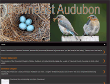 Tablet Screenshot of downeastaudubon.org